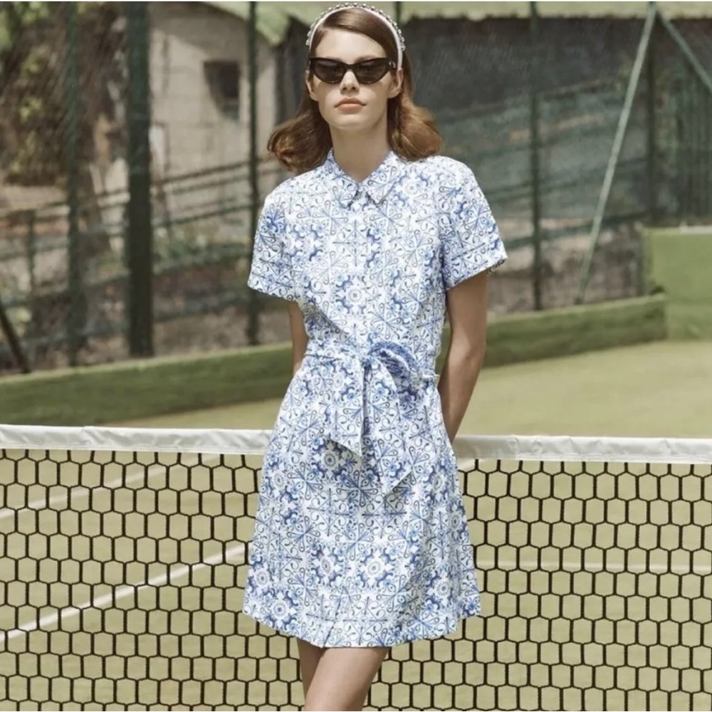 Hill House "The Laura Linen Shirt Dress"